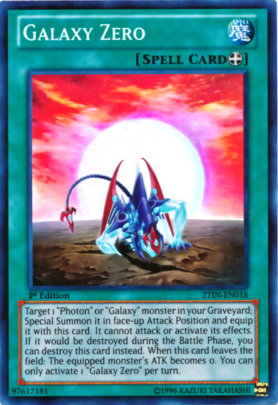 Galaxy Zero, Zexal Collection Tin · ZTIN-EN018