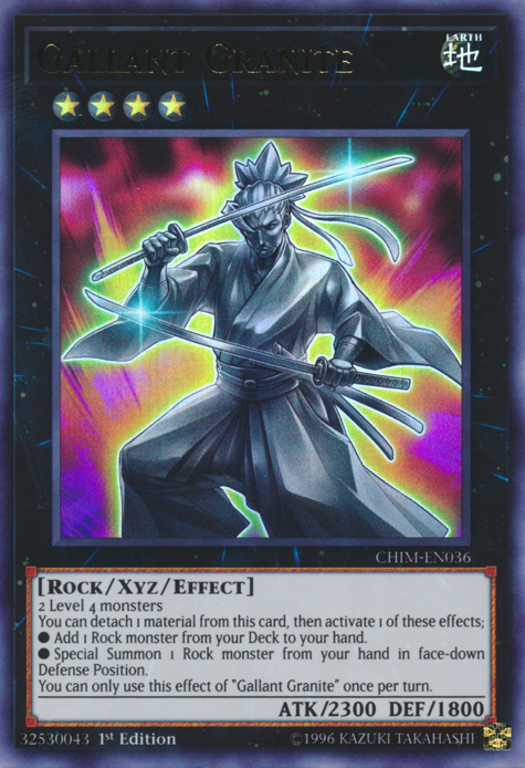 Gallant Granite, Chaos Impact Sneak Peek Participation Card · CHIM-EN036