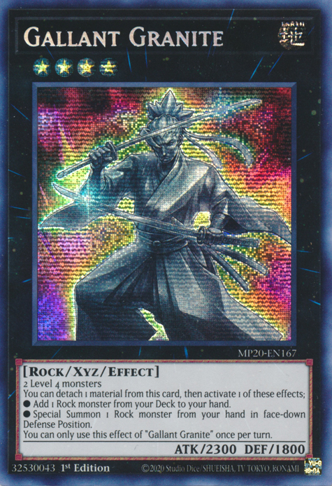 Gallant Granite, 2020 Tin of Lost Memories · MP20-EN167
