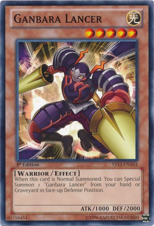 Ganbara Lancer, Super Starter Power-Up Pack · YS13-ENV04