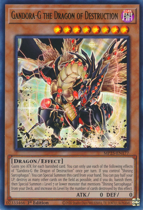 Gandora-G the Dragon of Destruction, 2025 Mega-Pack Tin · MP25-EN177