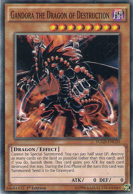 Gandora the Dragon of Destruction, Yugi's Legendary Decks · YGLD-ENC03