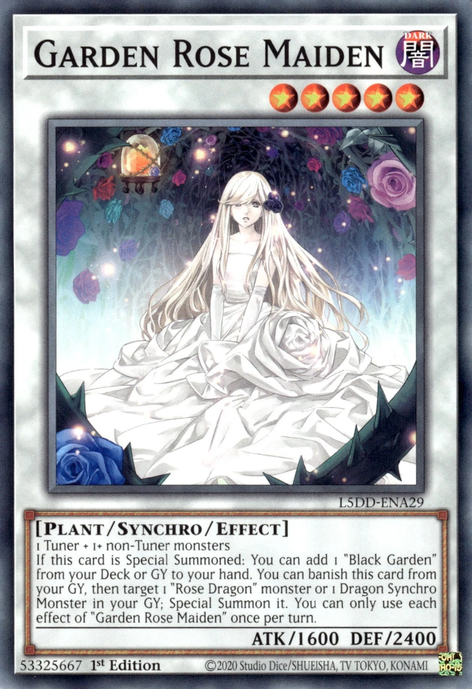 Garden Rose Maiden, Legendary 5D's Decks · L5DD-ENA29