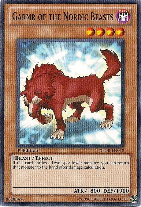 Garmr of the Nordic Beasts, Storm of Ragnarok Sneak Peek Participation Card · STOR-EN012