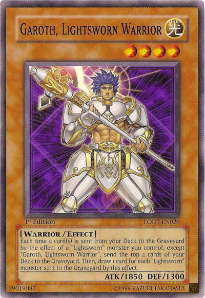 Garoth, Lightsworn Warrior, Light of Destruction Sneak Peek Participation Card · LODT-EN020