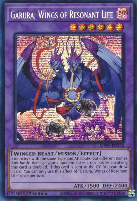 Garura, Wings of Resonant Life, 25th Anniversary Tin: Dueling Heroes Mega Pack · MP23-EN148