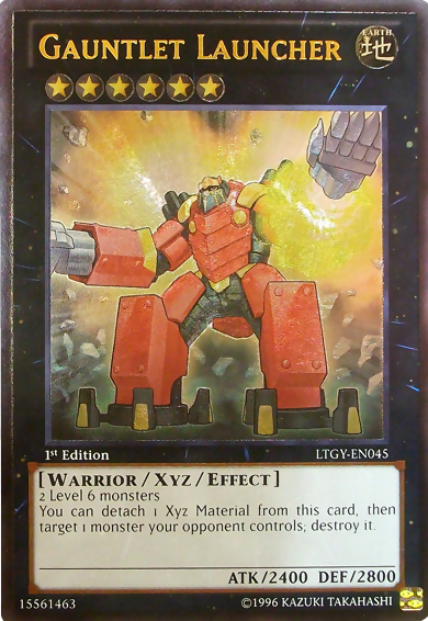 Gauntlet Launcher, Lord of the Tachyon Galaxy Sneak Peek Participation Card · LTGY-EN045