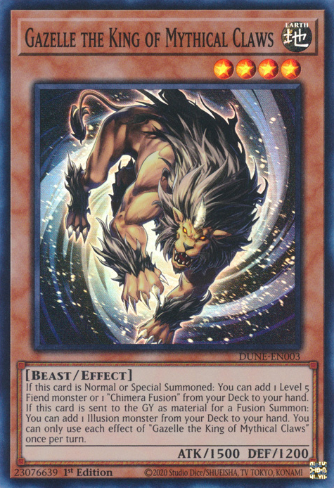 Gazelle the King of Mythical Claws, Duelist Nexus · DUNE-EN003