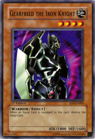 Gearfried the Iron Knight, Structure Deck: Warrior's Triumph · SD5-EN005
