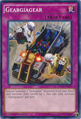 Geargiagear, Geargia Rampage Structure Deck · SDGR-EN029