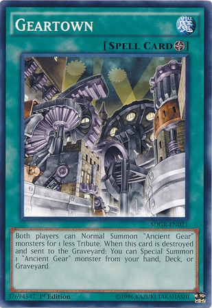 Geartown, Geargia Rampage Structure Deck · SDGR-EN021