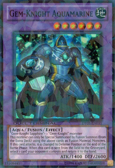 Gem-Knight Aquamarine, Duel Terminal 5 · DT05-EN035