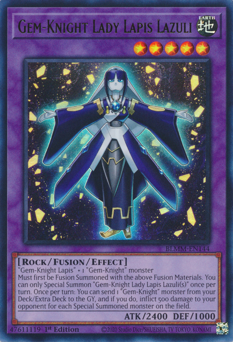 Gem-Knight Lady Lapis Lazuli, Battles of Legend: Monster Mayhem · BLMM-EN144