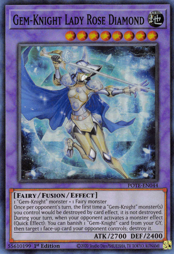 Gem-Knight Lady Rose Diamond, Power of the Elements · POTE-EN044