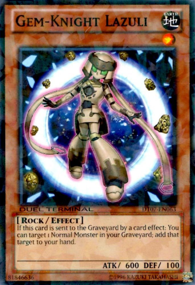 Gem-Knight Lazuli, Duel Terminal 7 · DT07-EN063