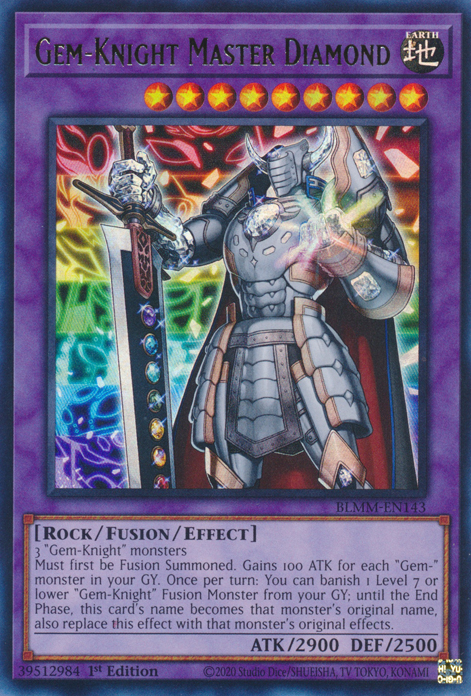 Gem-Knight Master Diamond, Battles of Legend: Monster Mayhem · BLMM-EN143