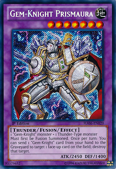 Gem-Knight Prismaura, Hidden Arsenal 6: Omega Xyz · HA06-EN020