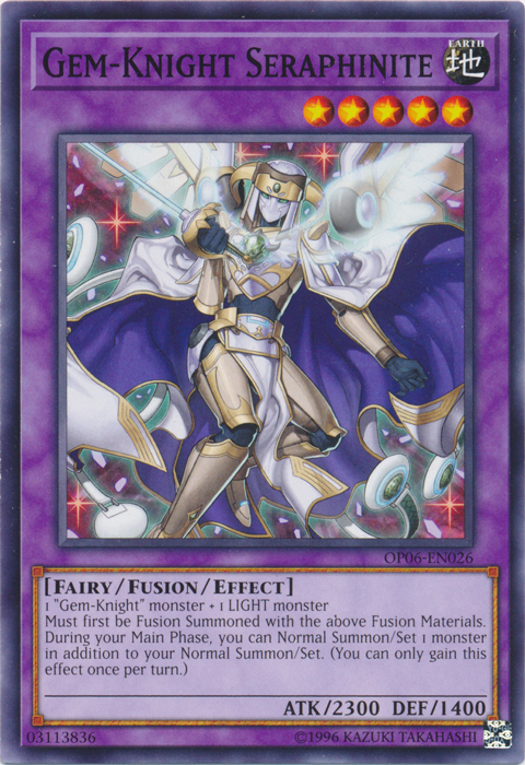 Gem-Knight Seraphinite, OTS Tournament Pack 6 · OP06-EN026
