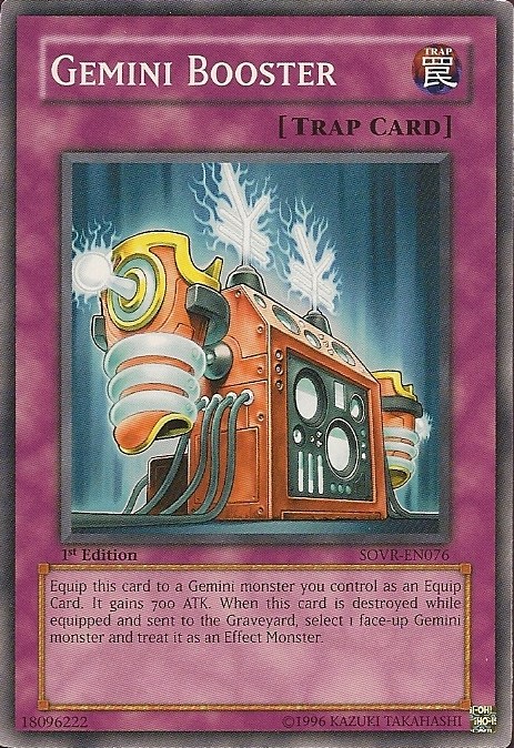 Gemini Booster, Stardust Overdrive Sneak Peek Participation Card · SOVR-EN076