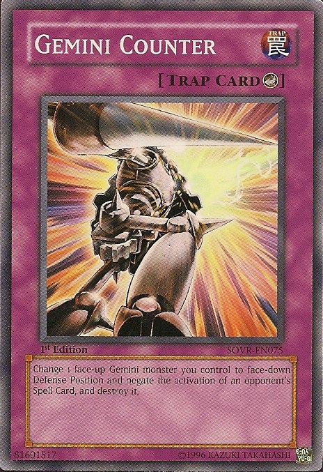 Gemini Counter, Stardust Overdrive Sneak Peek Participation Card · SOVR-EN075