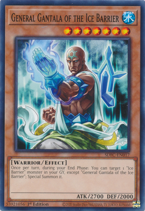 General Gantala of the Ice Barrier, Structure Deck: Freezing Chains · SDFC-EN017