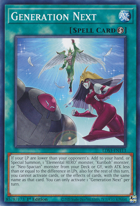 Generation Next, Legendary Duelists: Season 3 · LDS3-EN113