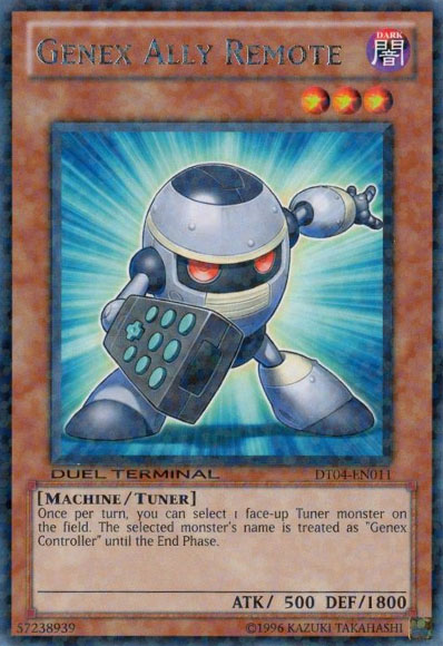 Genex Ally Remote, Duel Terminal 4 · DT04-EN011