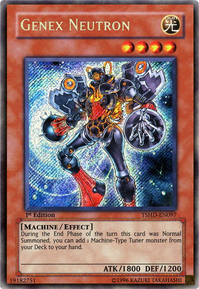Genex Neutron, The Shining Darkness Sneak Peek Participation Card · TSHD-EN097