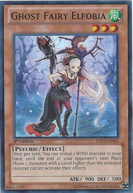 Ghost Fairy Elfobia, Lord of the Tachyon Galaxy Sneak Peek Participation Card · LTGY-EN085