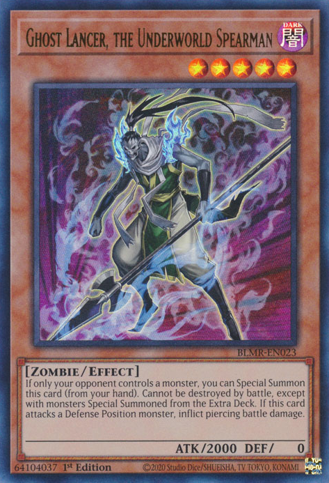 Ghost Lancer, the Underworld Spearman, Battles of Legend: Monstrous Revenge · BLMR-EN023