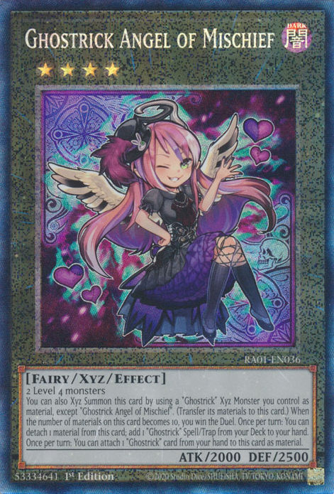 Ghostrick Angel of Mischief, 25th Anniversary Rarity Collection · RA01-EN036