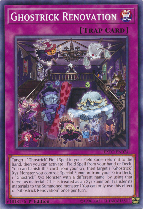 Ghostrick Renovation, Extreme Force Sneak Peek Participation Card · EXFO-EN074
