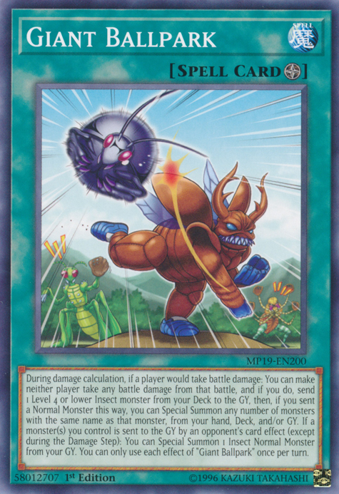 Giant Ballpark, 2019 Gold Sarcophagus Tin Mega Pack · MP19-EN200