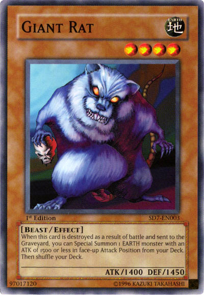 Giant Rat, Structure Deck: Invincible Fortress · SD7-EN003