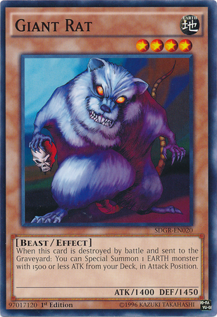 Giant Rat, Geargia Rampage Structure Deck · SDGR-EN020