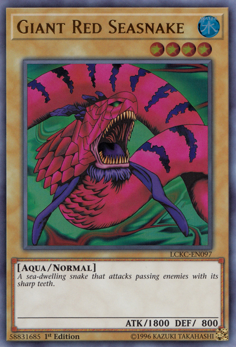 Giant Red Seasnake, Legendary Collection Kaiba Mega Pack · LCKC-EN097