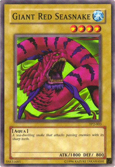 Giant Red Seasnake, Tournament Pack: 2nd Season · TP2-003