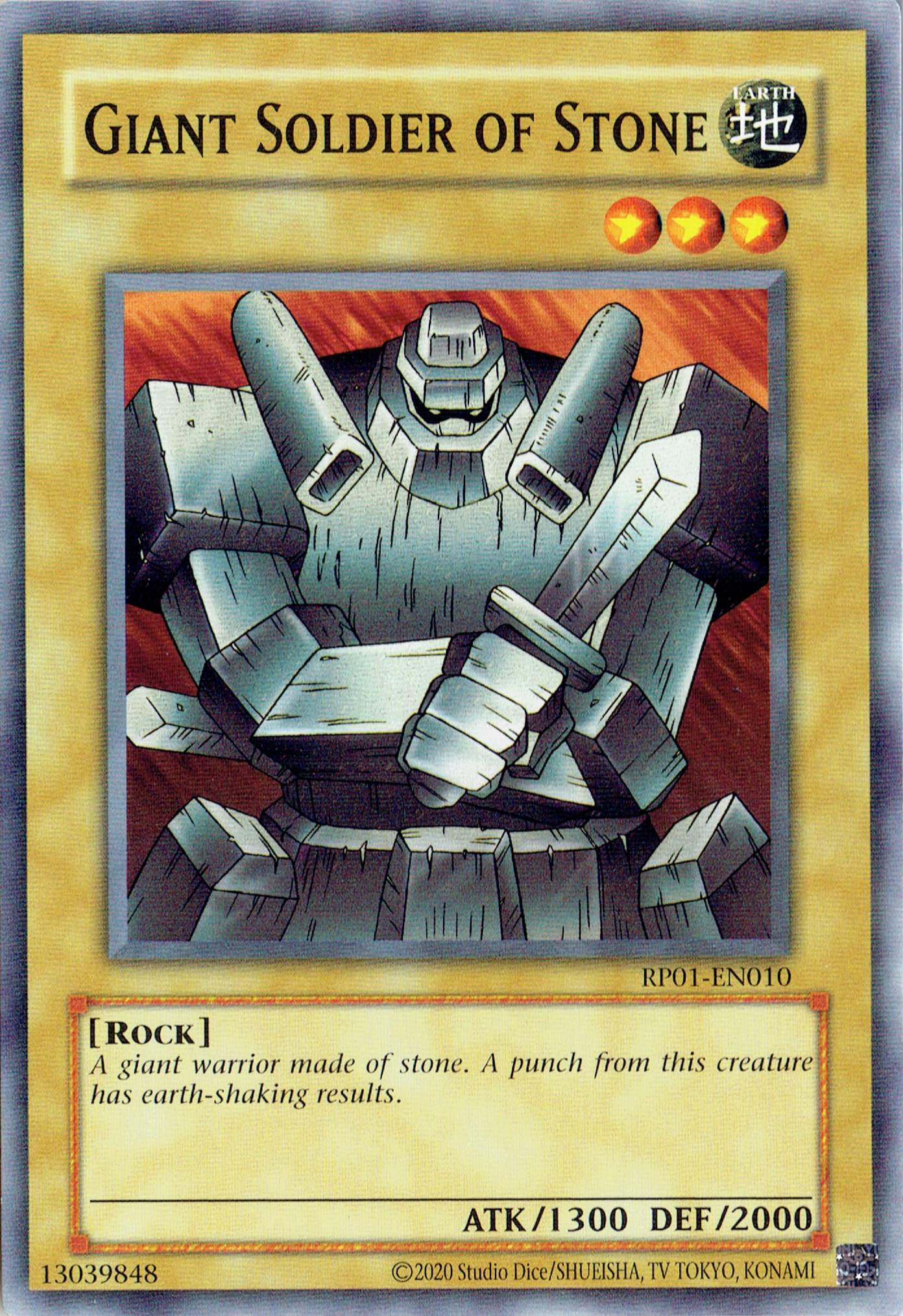 Giant Soldier of Stone, Retro Pack · RP01-EN010