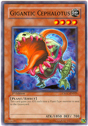 Gigantic Cephalotus, Crossroads of Chaos Sneak Peek Participation Card · CSOC-EN025