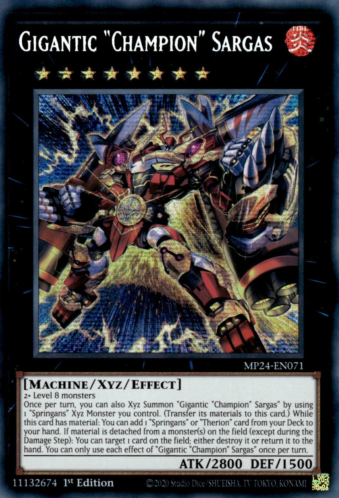 Gigantic "Champion" Sargas, 25th Anniversary Tin: Dueling Mirrors · MP24-EN071