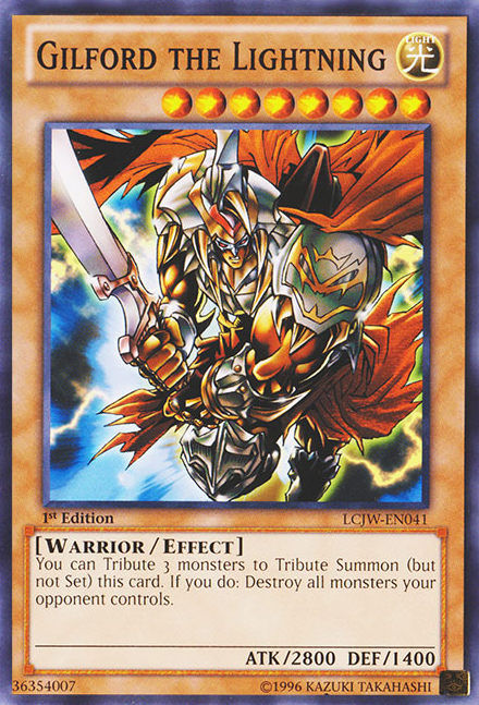 Gilford the Lightning, Legendary Collection 4: Joey's World Mega Pack · LCJW-EN041