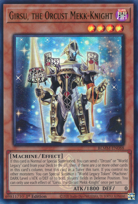 Girsu, the Orcust Mekk-Knight, Battles of Legend: Monster Mayhem · BLMM-EN088