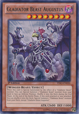 Gladiator Beast Augustus, Primal Origin Plus · PRIO-EN030