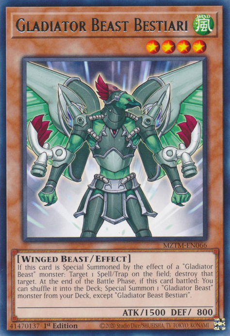 Gladiator Beast Bestiari, Maze of the Master · MZTM-EN066