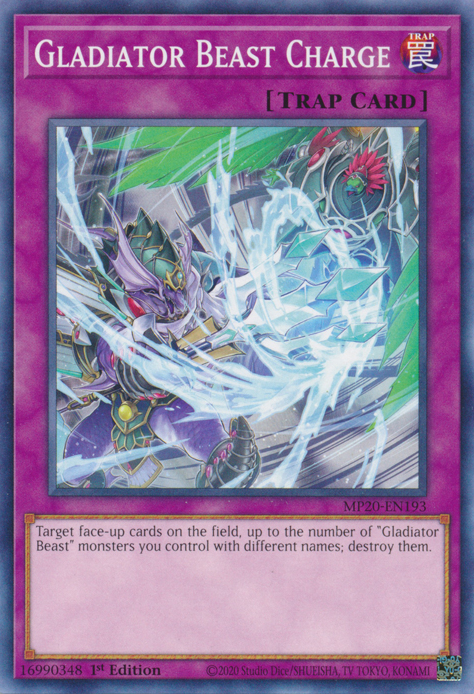 Gladiator Beast Charge, 2020 Tin of Lost Memories · MP20-EN193