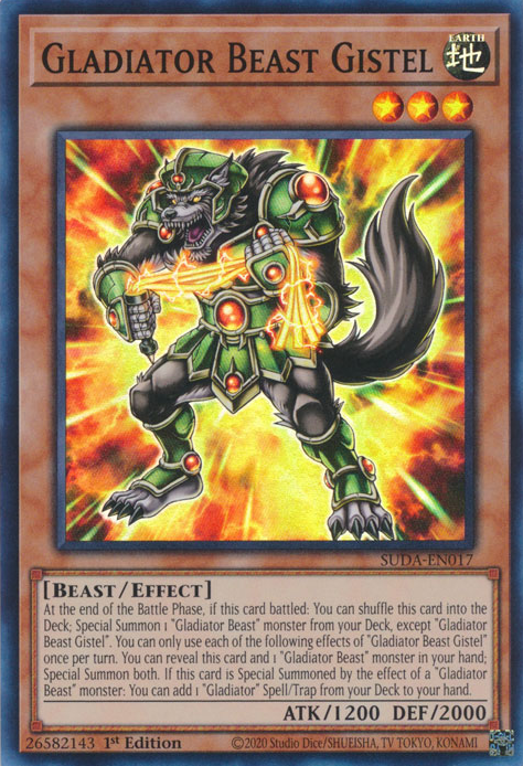 Gladiator Beast Gistel, Supreme Darkness · SUDA-EN017