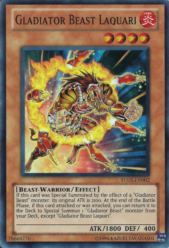Gladiator Beast Laquari, Turbo Pack: Booster Five · TU05-EN002