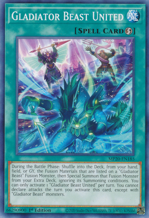 Gladiator Beast United, 2020 Tin of Lost Memories · MP20-EN185