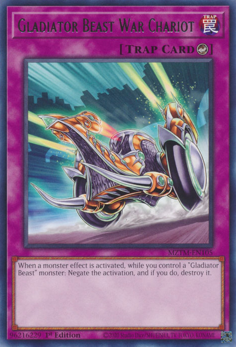 Gladiator Beast War Chariot, Maze of the Master · MZTM-EN105