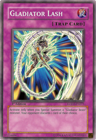 Gladiator Lash, Light of Destruction Sneak Peek Participation Card · LODT-EN075